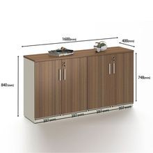 ANDERSON Credenza Cabinet 160cm - Australian Gold Oak & Beige gallery detail image