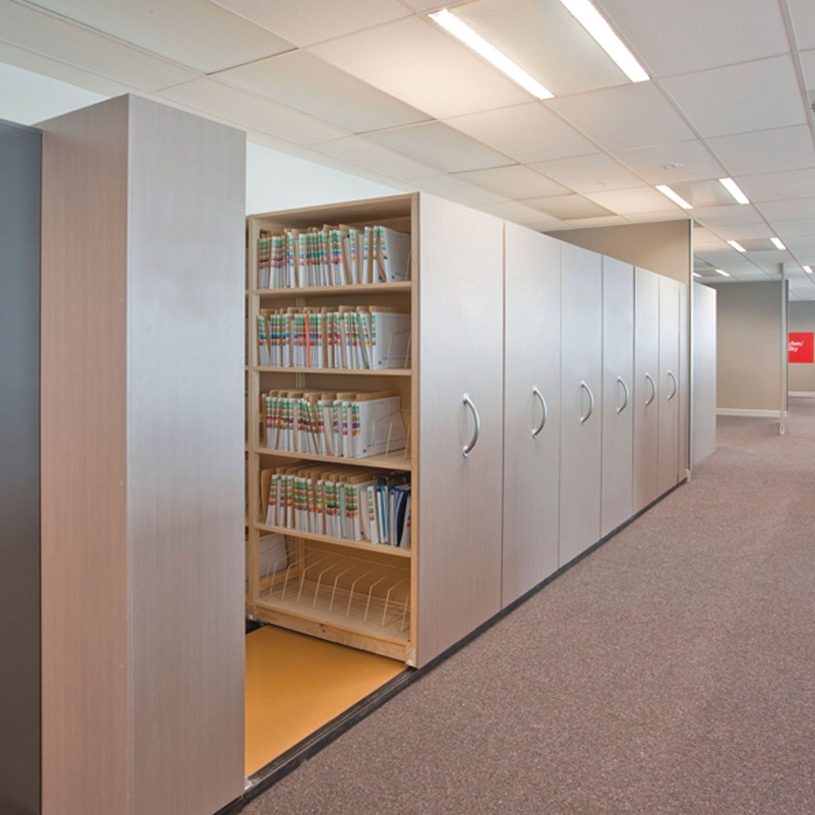 Manual Mobile Shelving by Lundia gallery detail image