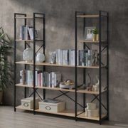 Axel 3PCE Shelving Unit U shape Tall | Black Steel gallery detail image