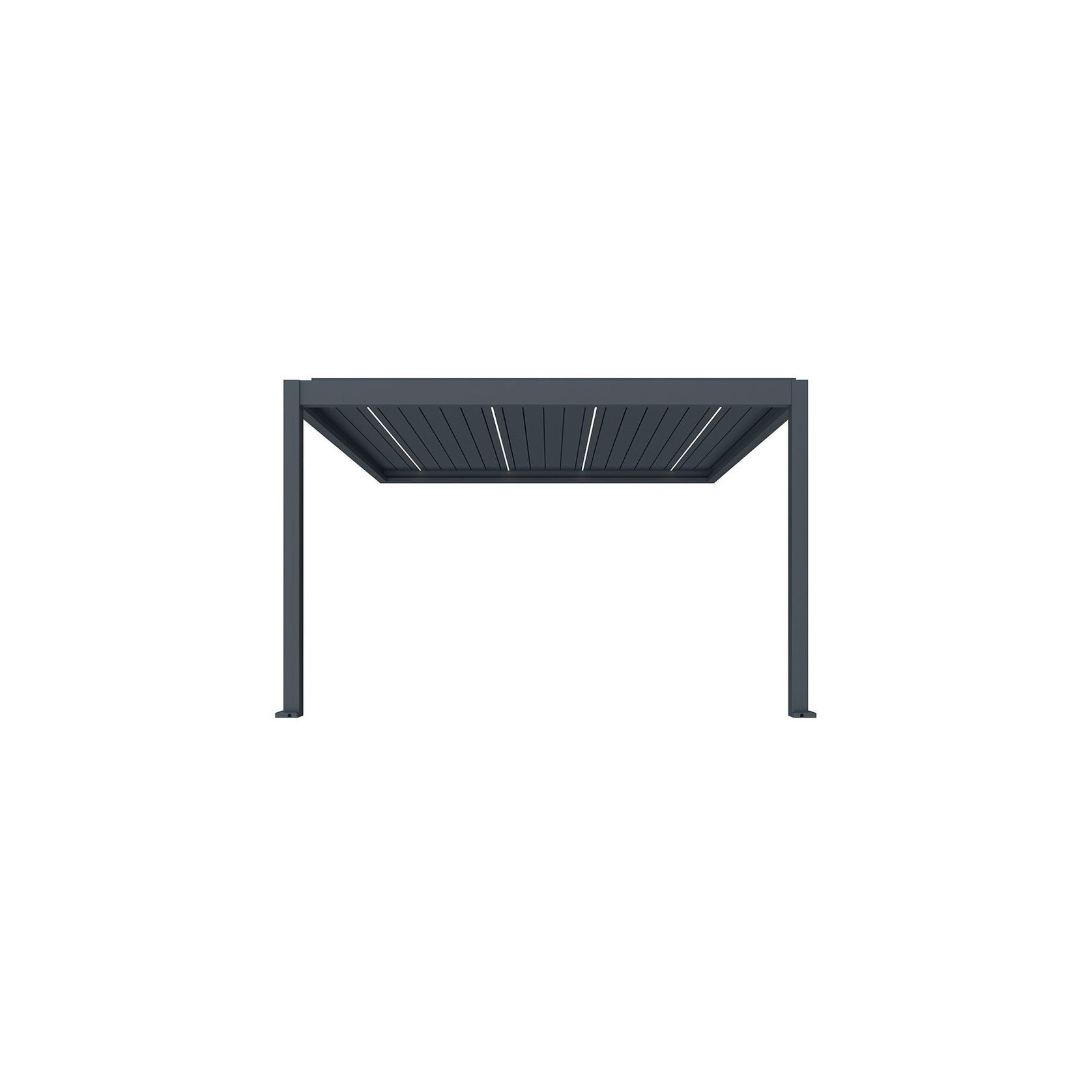 Caribbean Motorised Wall Mounted Louvre Roof Aluminium Pergola gallery detail image