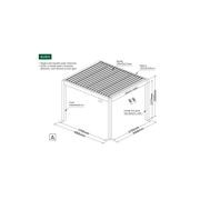 Mediterranean Motorised Retractable Louvre Roof System gallery detail image