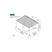 Caribbean Motorised Freestanding Louvre Roof Aluminium Pergola gallery detail image