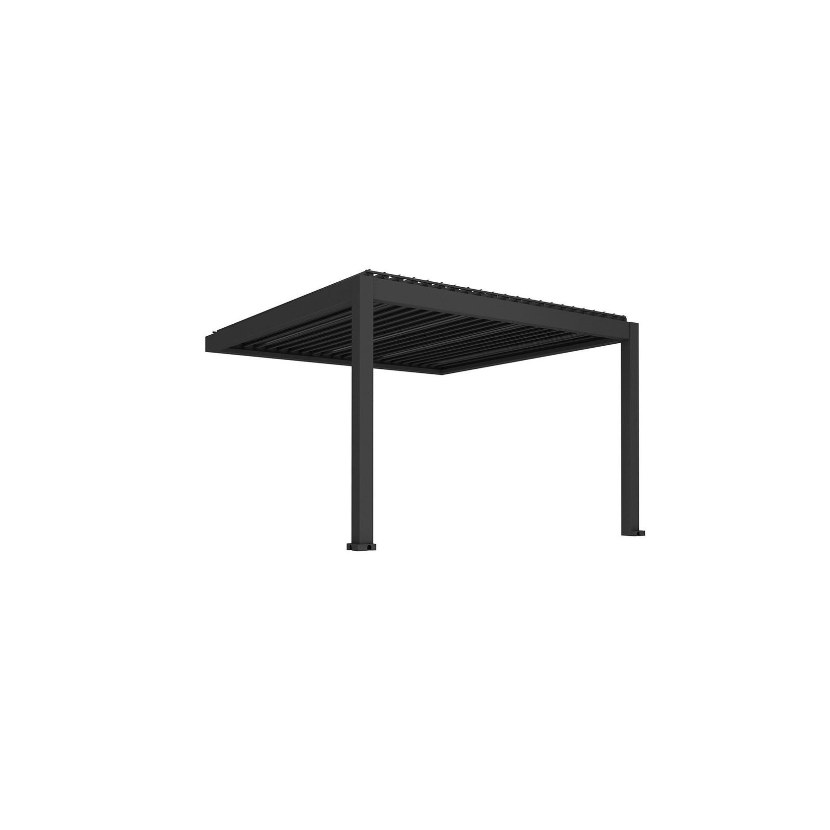Tasman Motorised Wall Mounted Louvre Roof Aluminium Pergola gallery detail image
