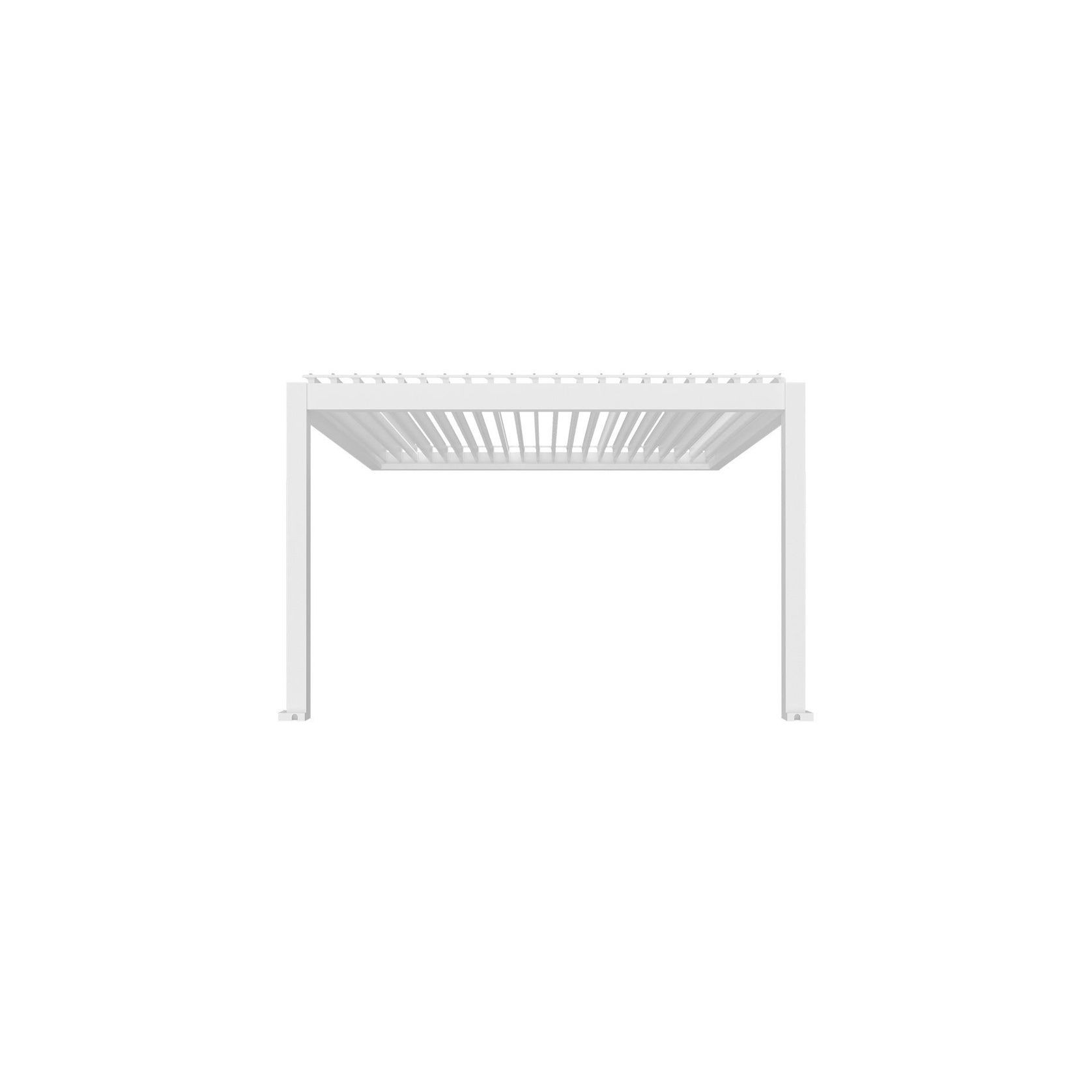 Tasman Motorised Wall Mounted Louvre Roof Aluminium Pergola gallery detail image