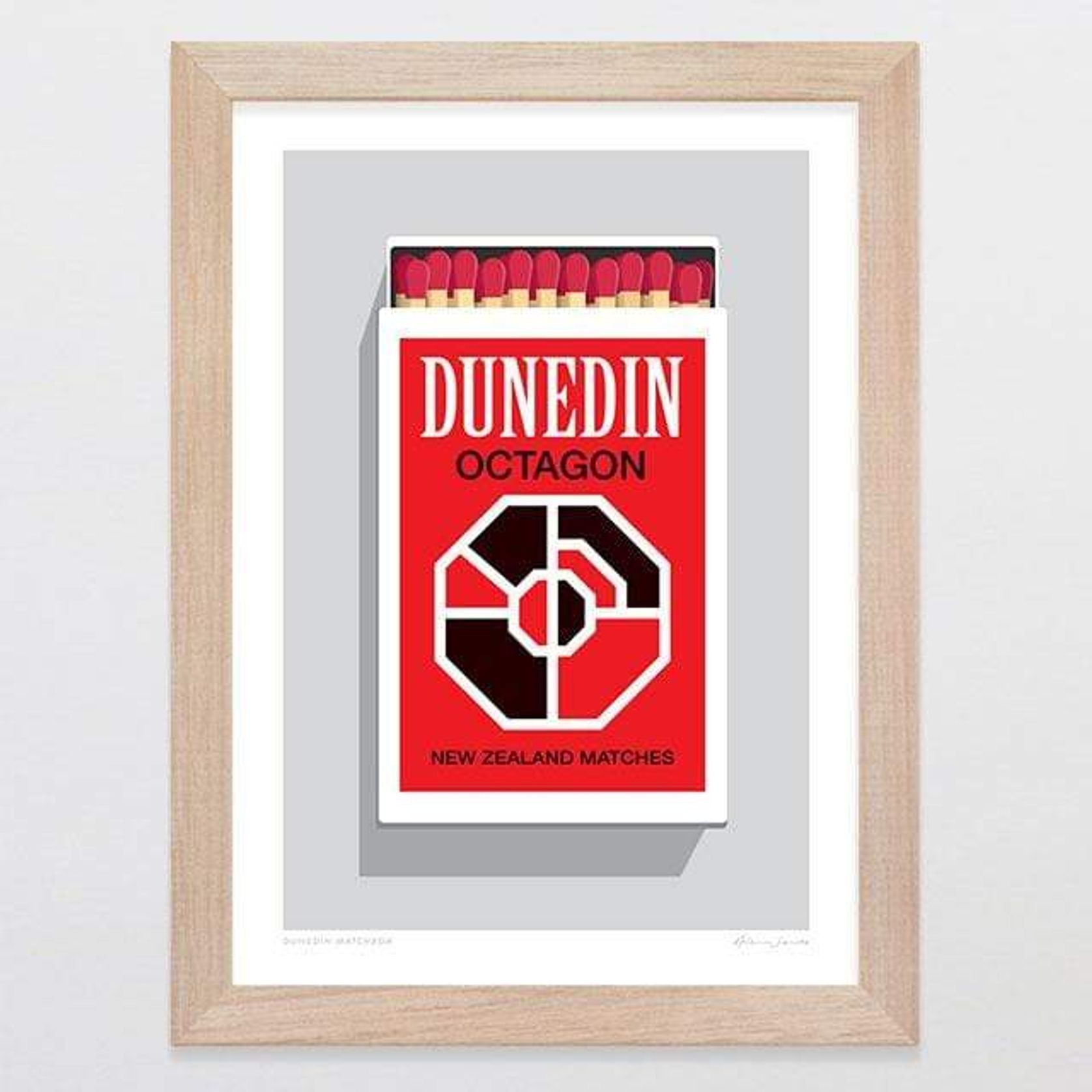 Dunedin Matchbox Art Print gallery detail image