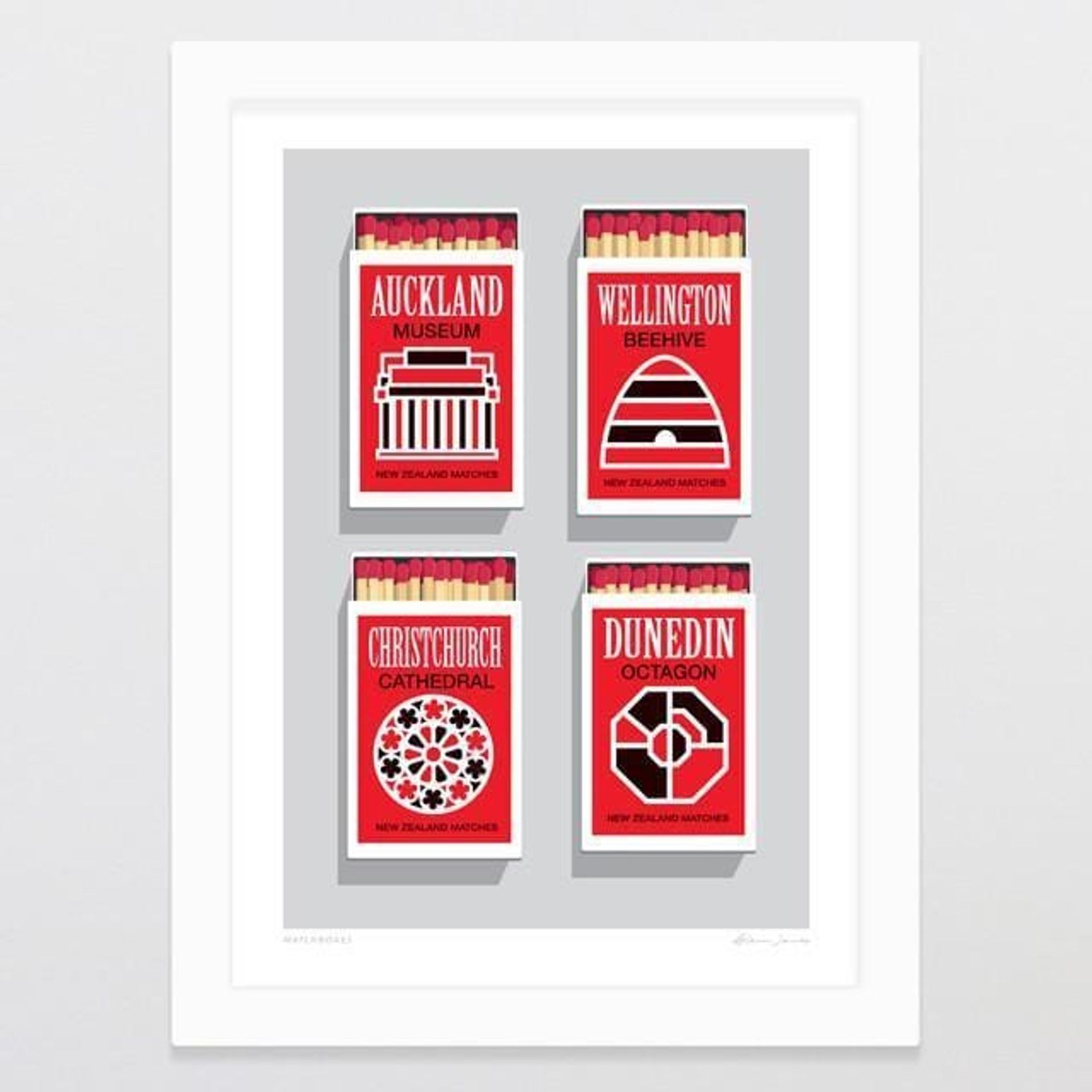 Matchboxes Art Print gallery detail image