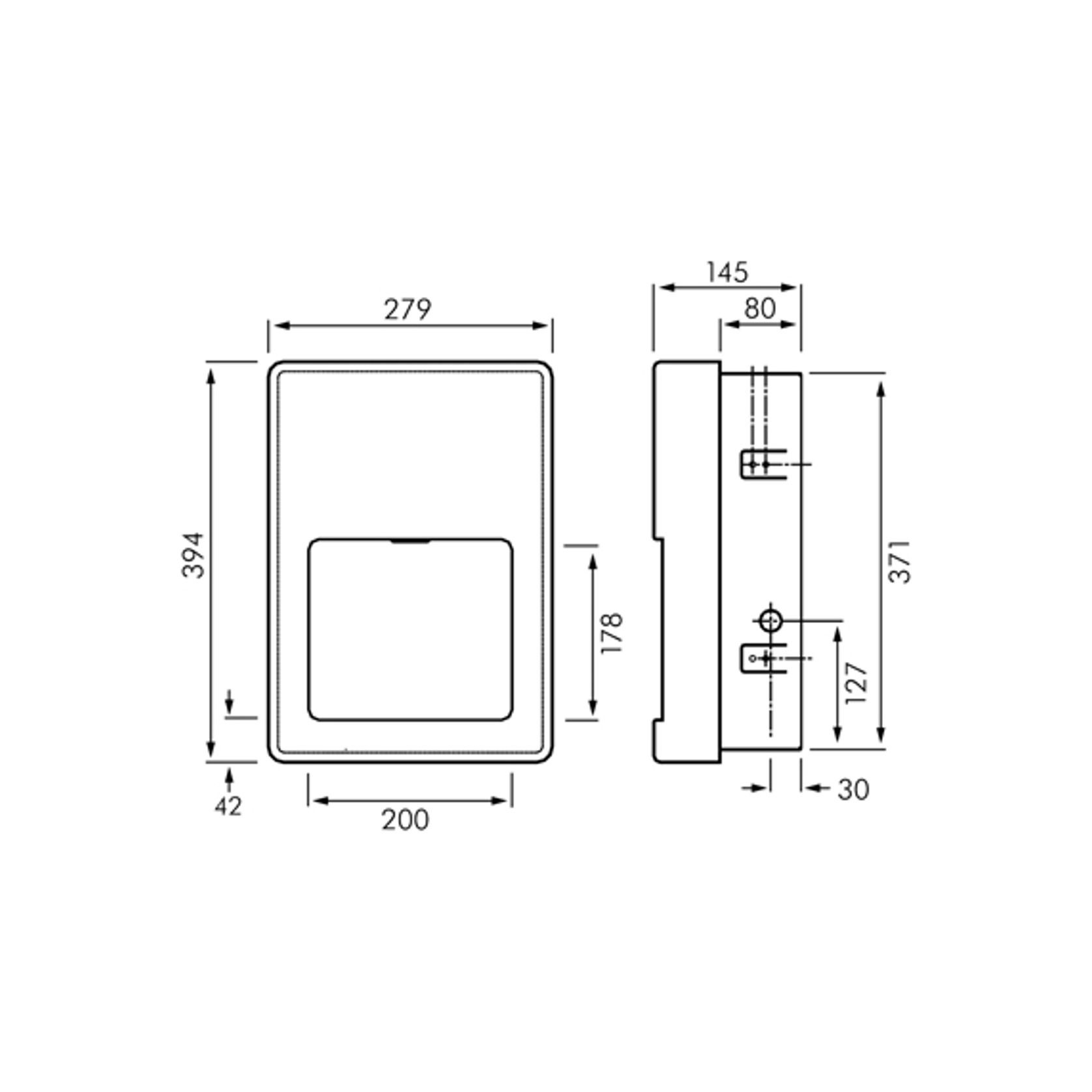 ASI Roval Semi Recessed High Speed Hand Dryer gallery detail image