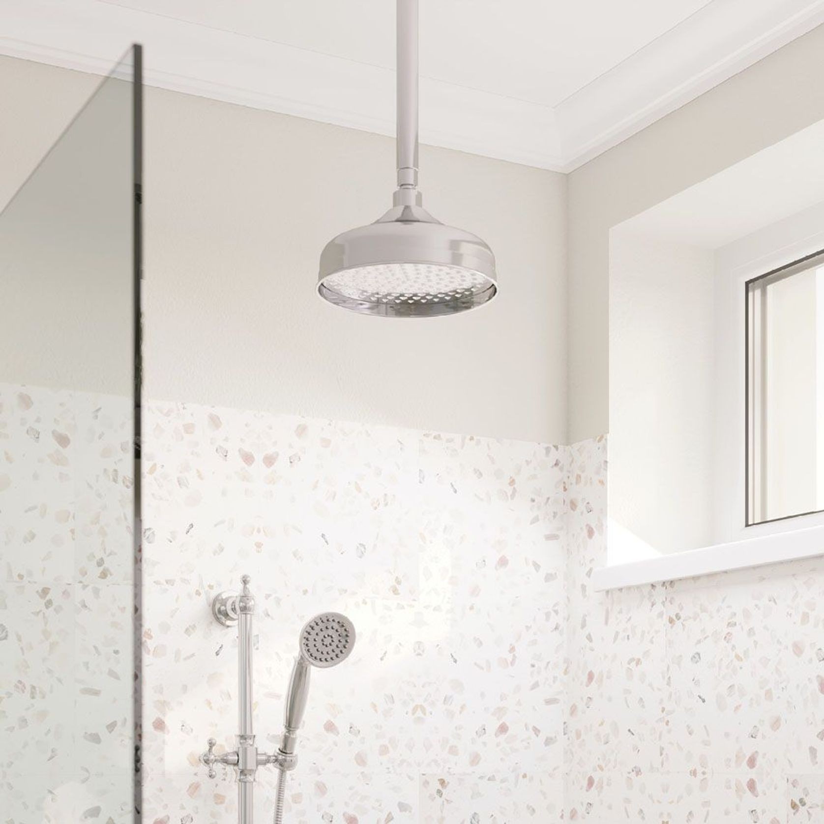 Round Shower Dropper gallery detail image