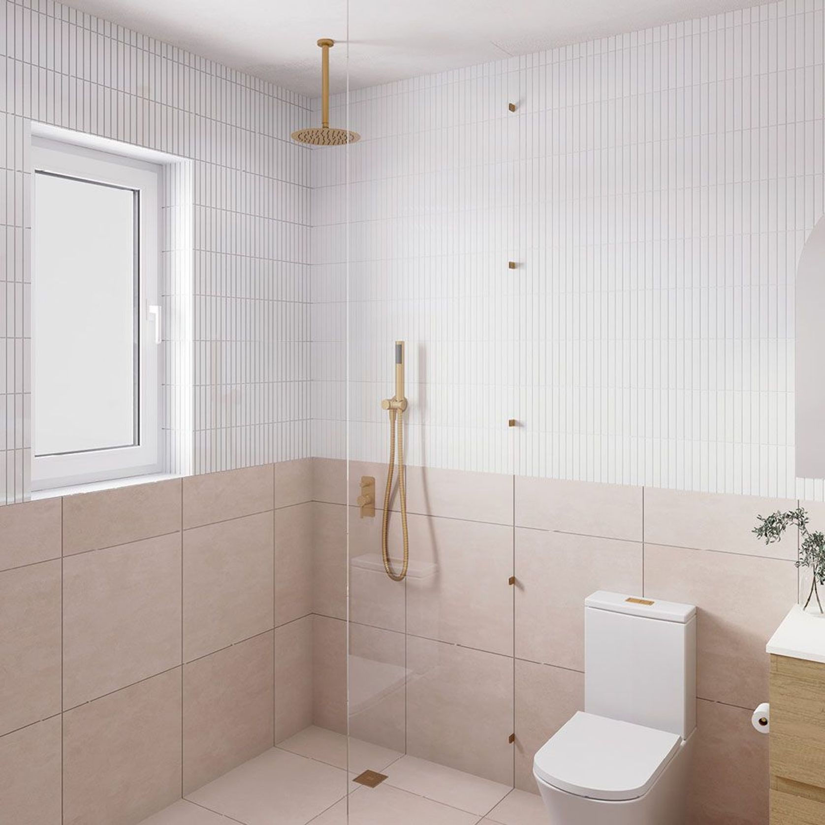 Round Shower Dropper gallery detail image