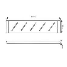 Rushy Shelf Brushed Nickel gallery detail image