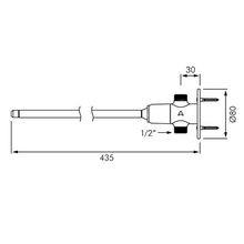 Delabie Tempogenou Knee Operated Time Flow Valve gallery detail image