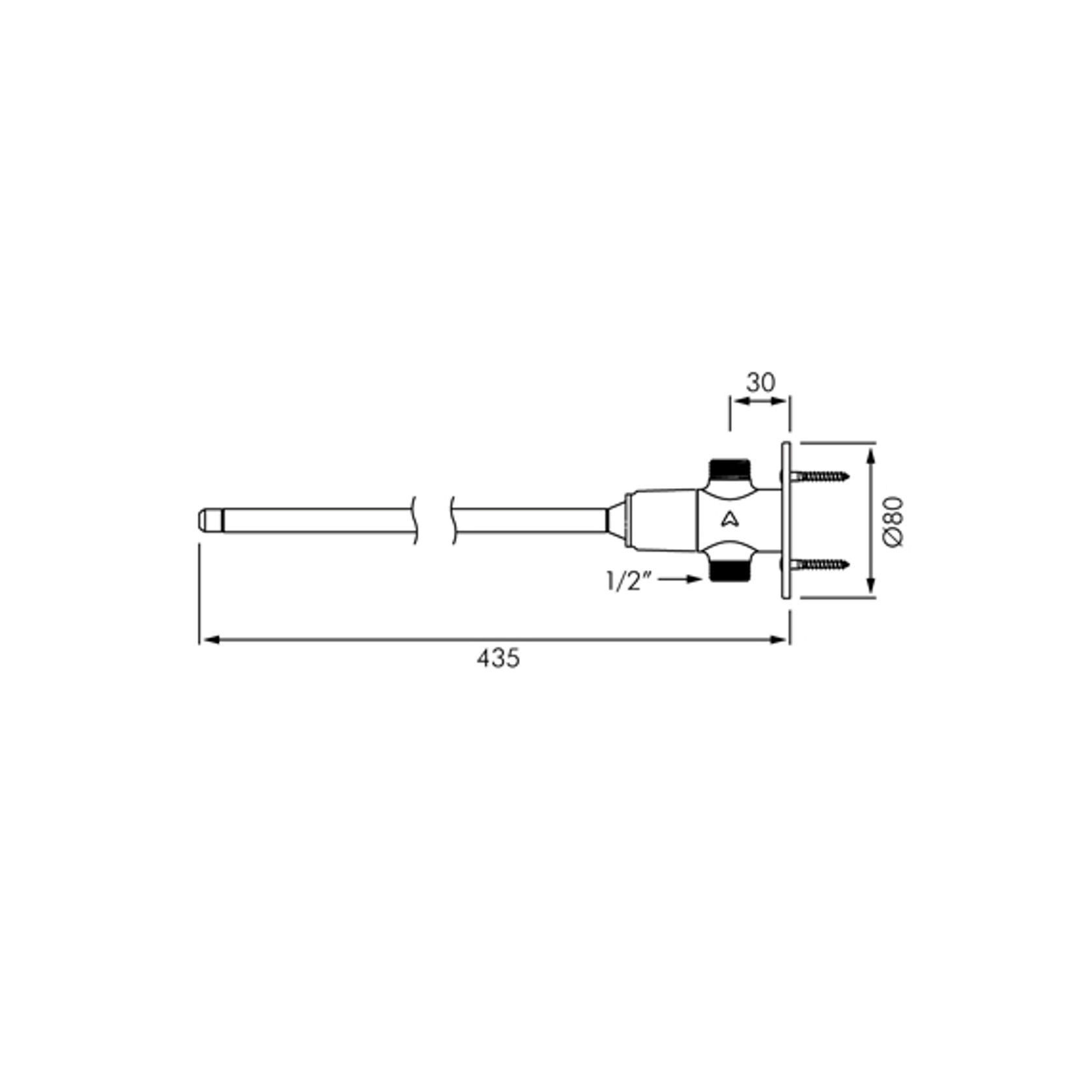 Delabie Tempogenou Knee Operated Time Flow Valve gallery detail image