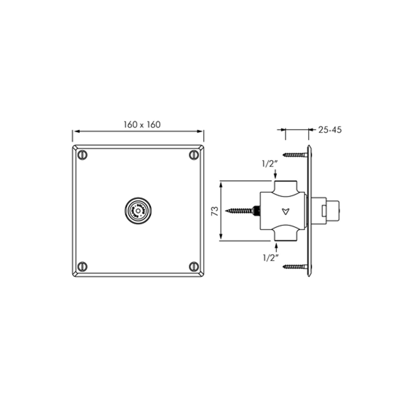 Delabie Tempostop Time Flow Urinal Valve gallery detail image