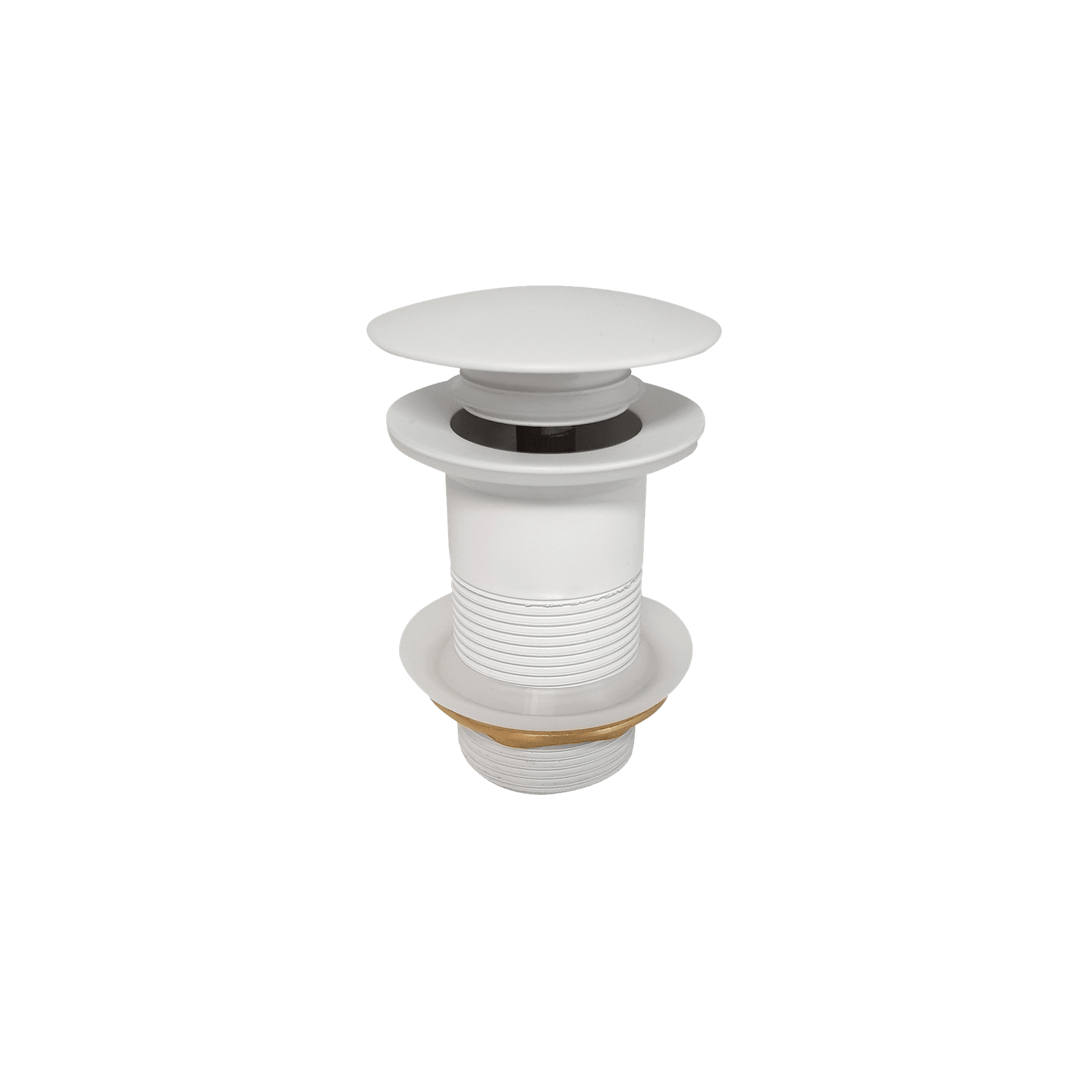 Clikclak Pop-Up Dome Waste Matte White gallery detail image