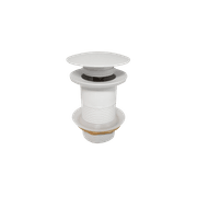 Clikclak Pop-Up Dome Waste Matte White gallery detail image