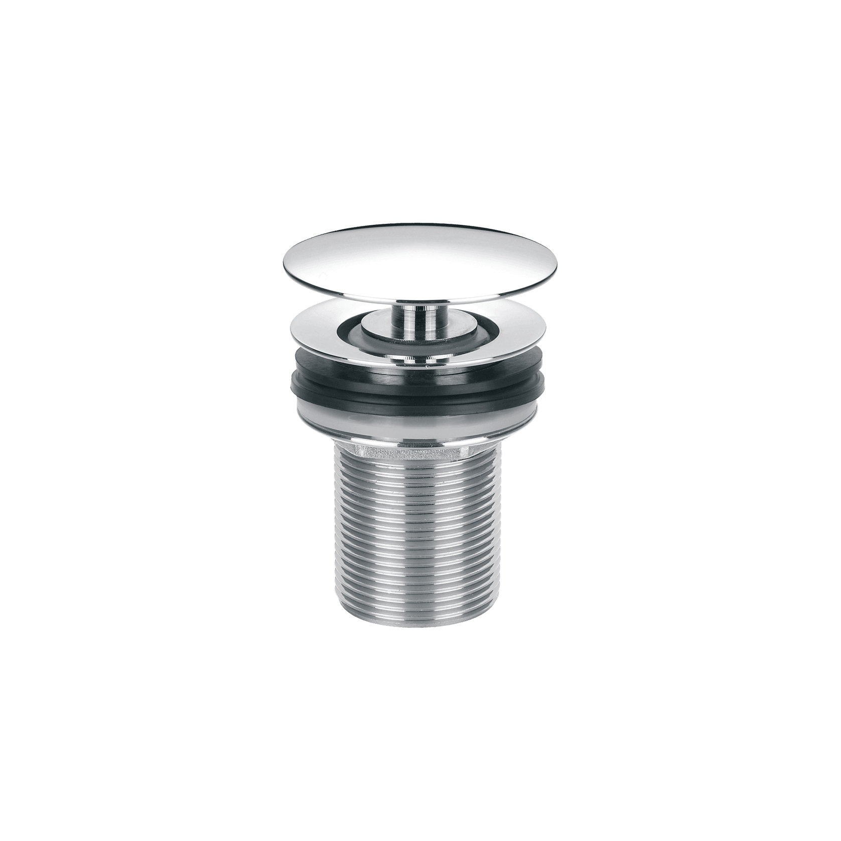 Clikclak Overflow Pop-Up Dome Waste Chrome gallery detail image