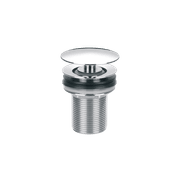 Clikclak Overflow Pop-Up Dome Waste Chrome gallery detail image