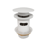 Clikclak Overflow Pop-Up Dome Waste Matte White gallery detail image