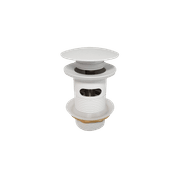 Clikclak Overflow Pop-Up Dome Waste Matte White gallery detail image