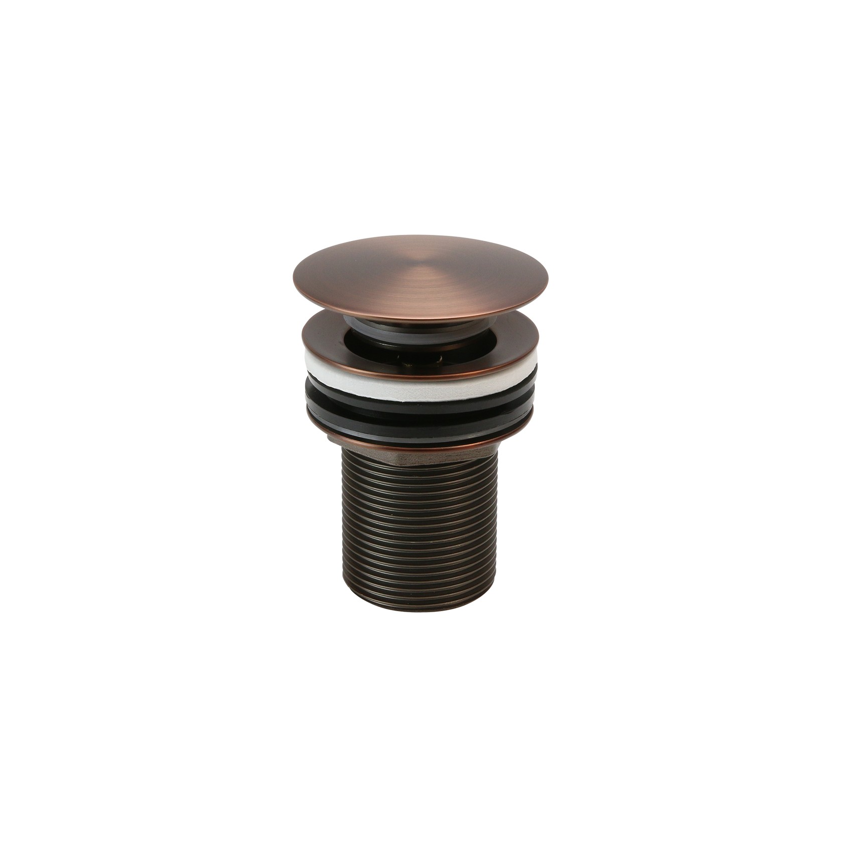 Clikclak Pop-Up Dome Waste Oil Rubbed Bronze gallery detail image