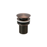 Clikclak Pop-Up Dome Waste Oil Rubbed Bronze gallery detail image