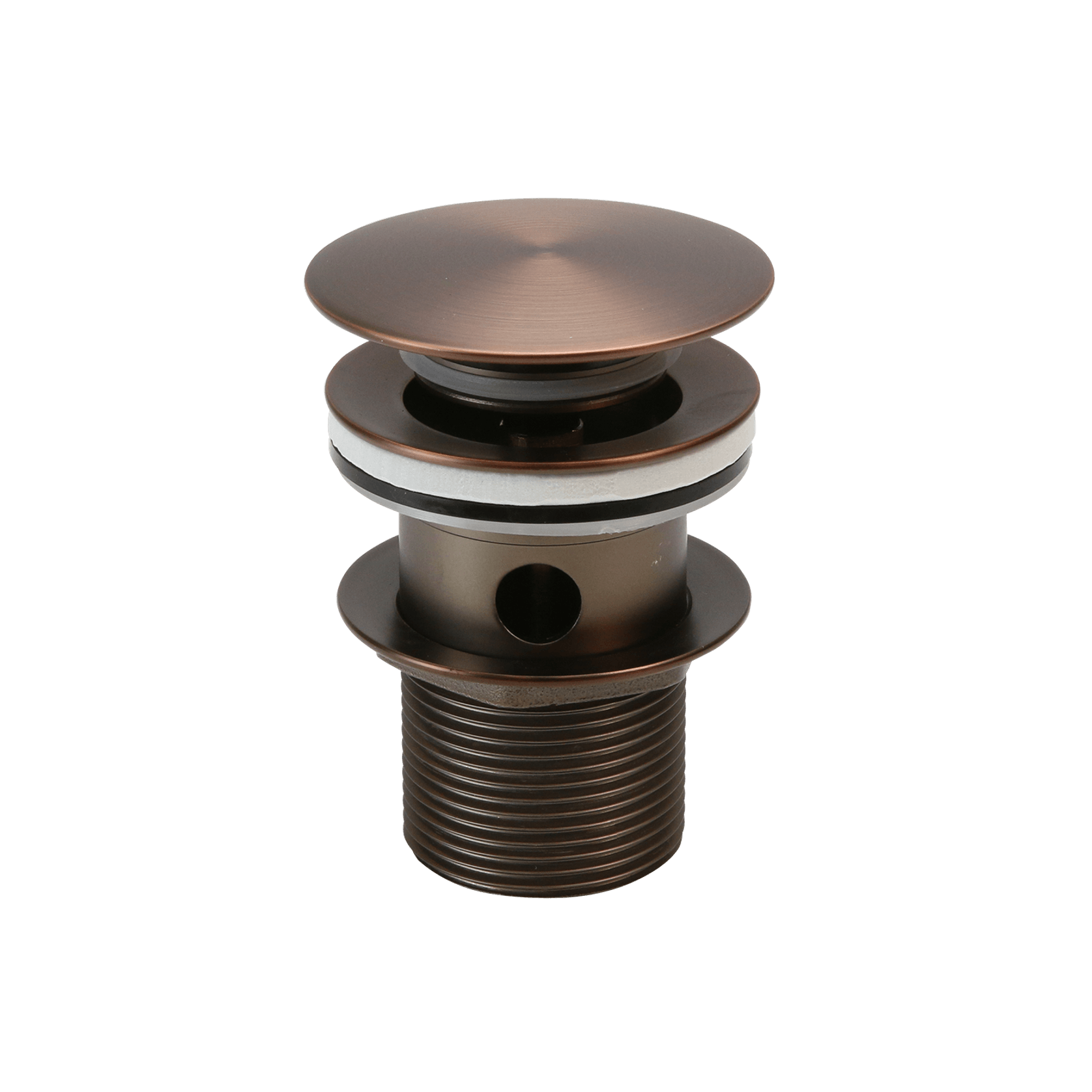 Clikclak Overflow Pop-Up Dome Waste Oil Rubbed Bronze gallery detail image