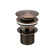 Clikclak Overflow Pop-Up Dome Waste Oil Rubbed Bronze gallery detail image