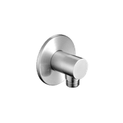 Urban Shower Elbow Male Brushed Stainless gallery detail image