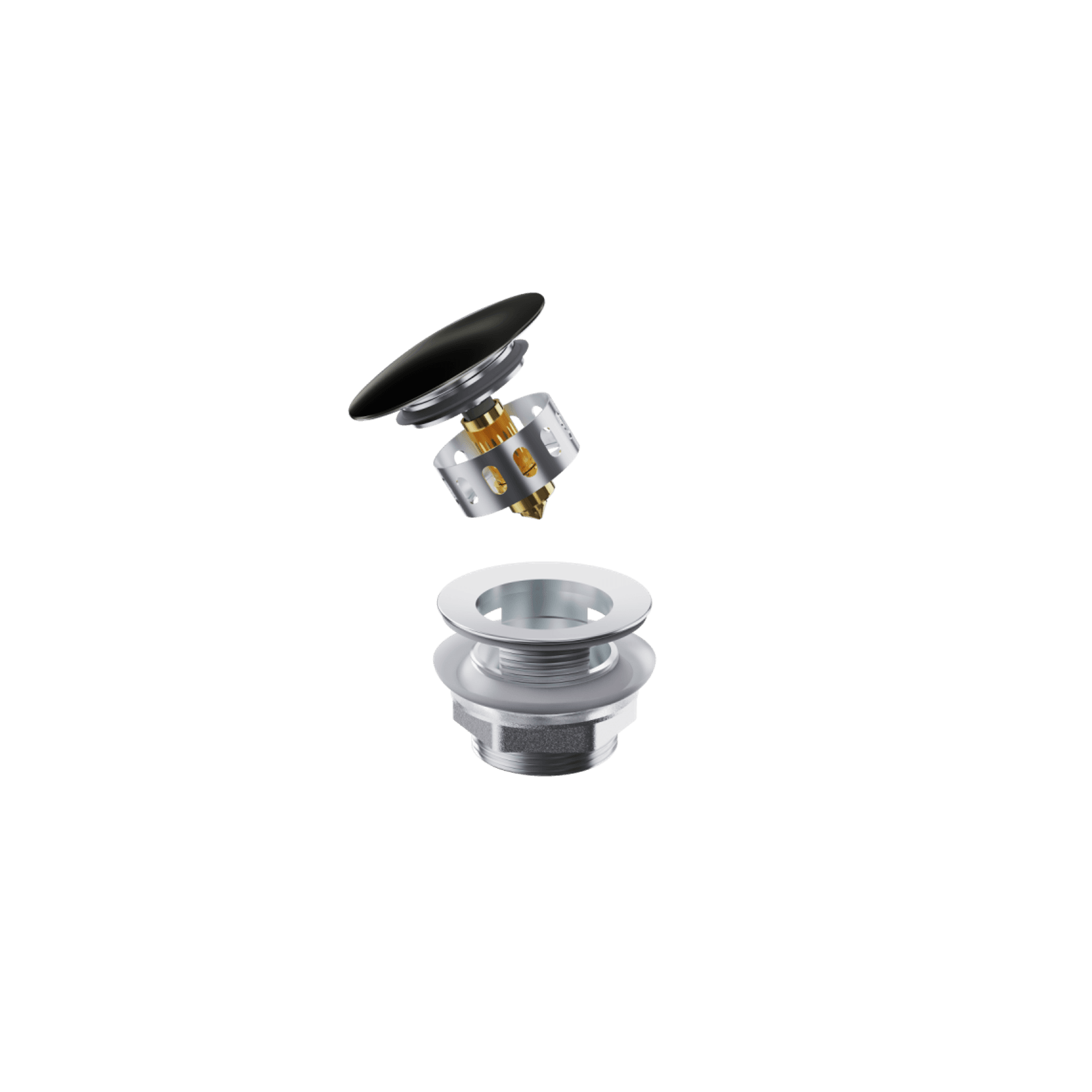 Pull-Out Bathtub POP UP Waste With Overflow gallery detail image