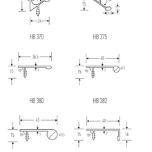 HB370 + HB380 Series Continuous Drawer Pull gallery detail image