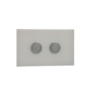 Mod Flush Panel White Glass/Chrome gallery detail image