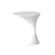 iStone Bath Table 550 x 500mm Matte White gallery detail image