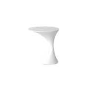 iStone Bath Table 550 x 500mm Matte White gallery detail image