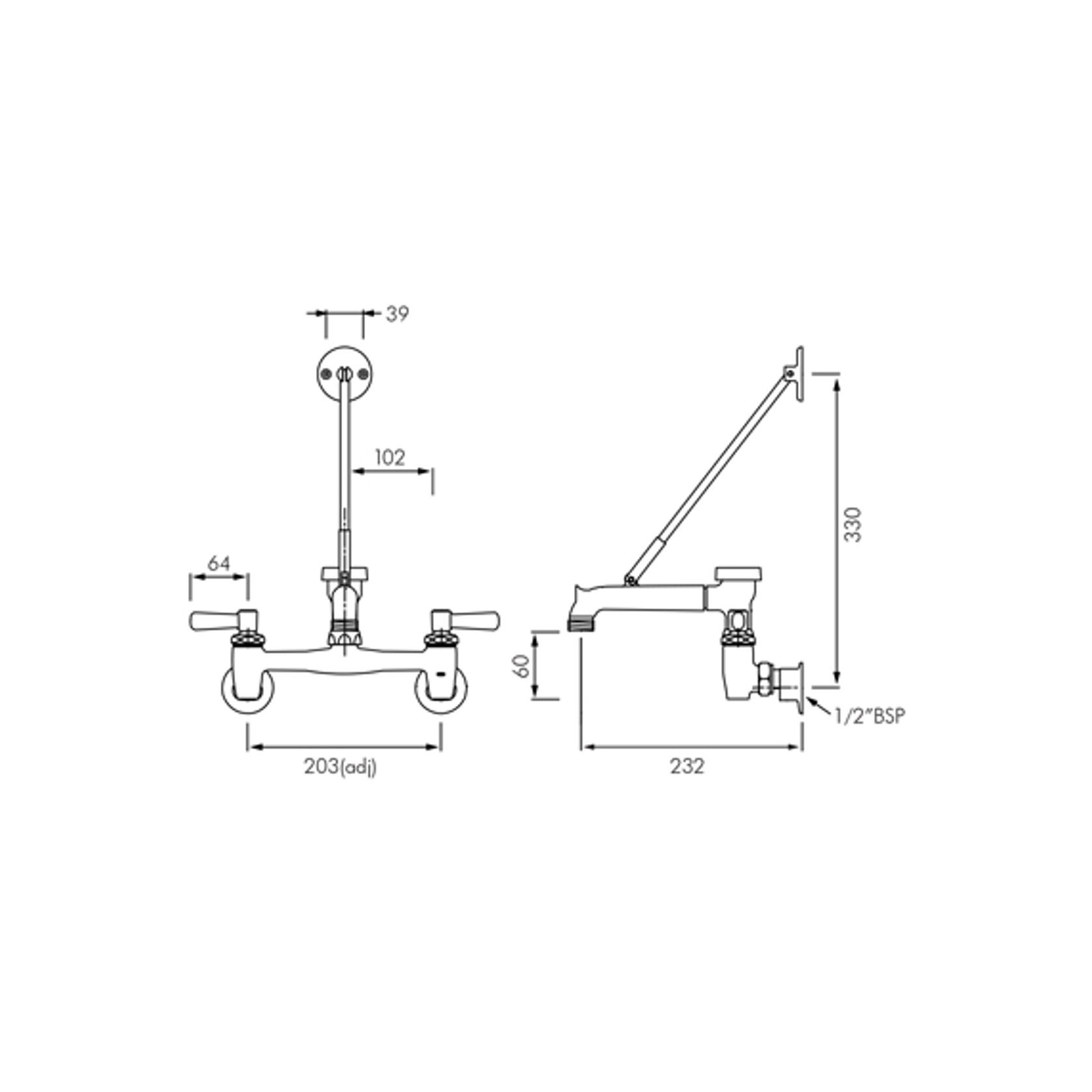 Zurn Sink Faucet For Cleaners Sink gallery detail image