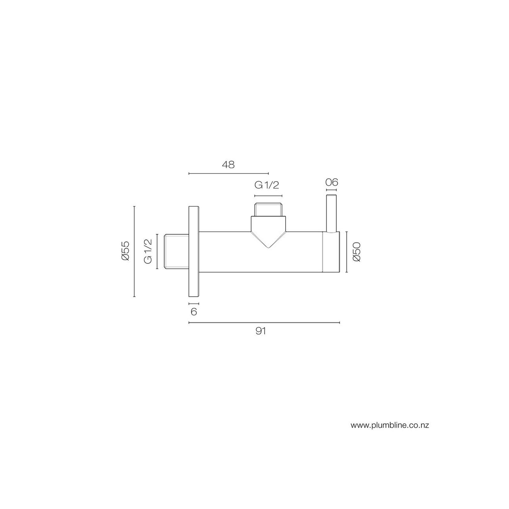 Buddy Angle Valve 15mm gallery detail image