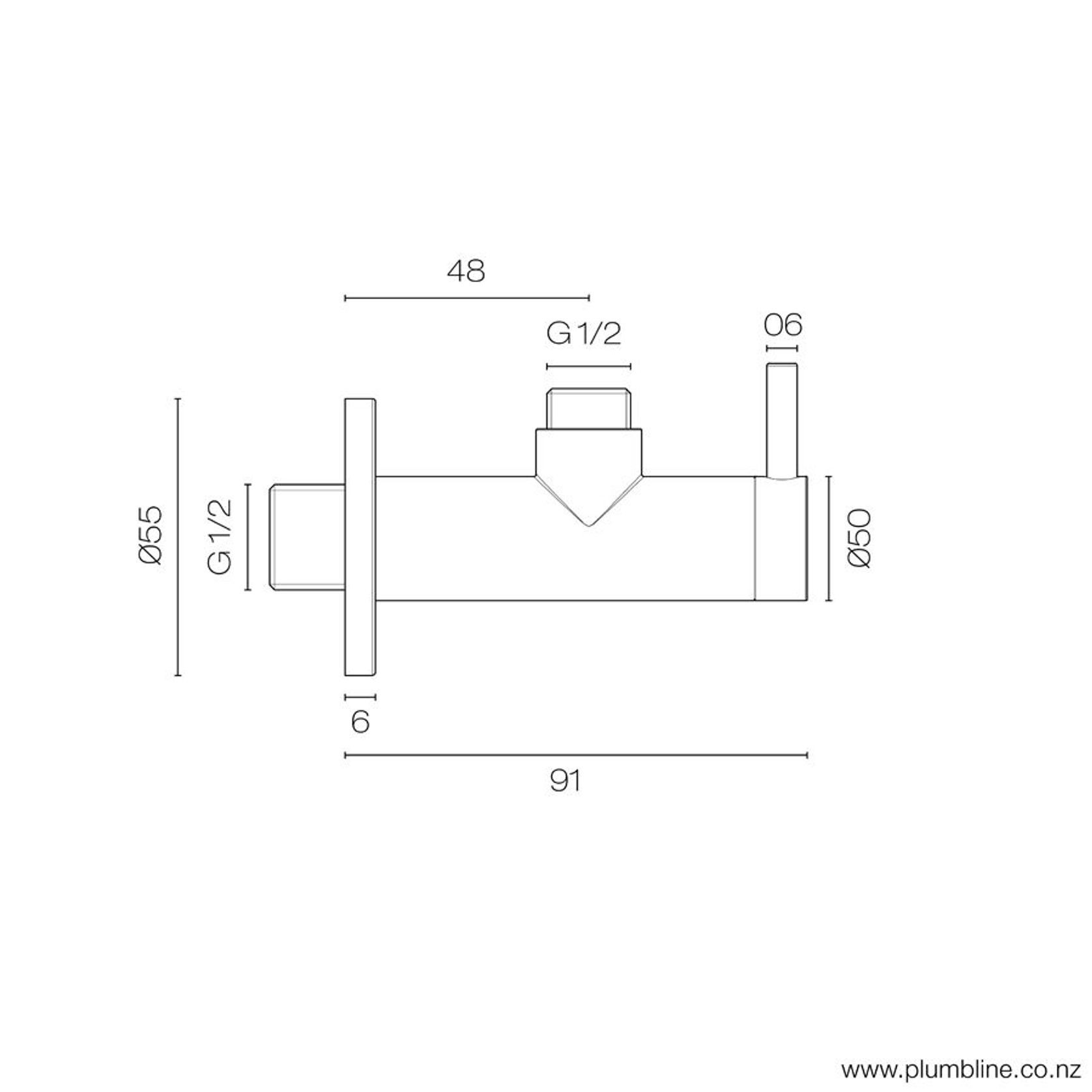 Buddy Angle Valve 15mm gallery detail image