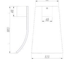 Waterfall Bathtub/Basin Wall Spout Matte Black gallery detail image