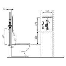 Solo Electronic Dual Flush Valve gallery detail image