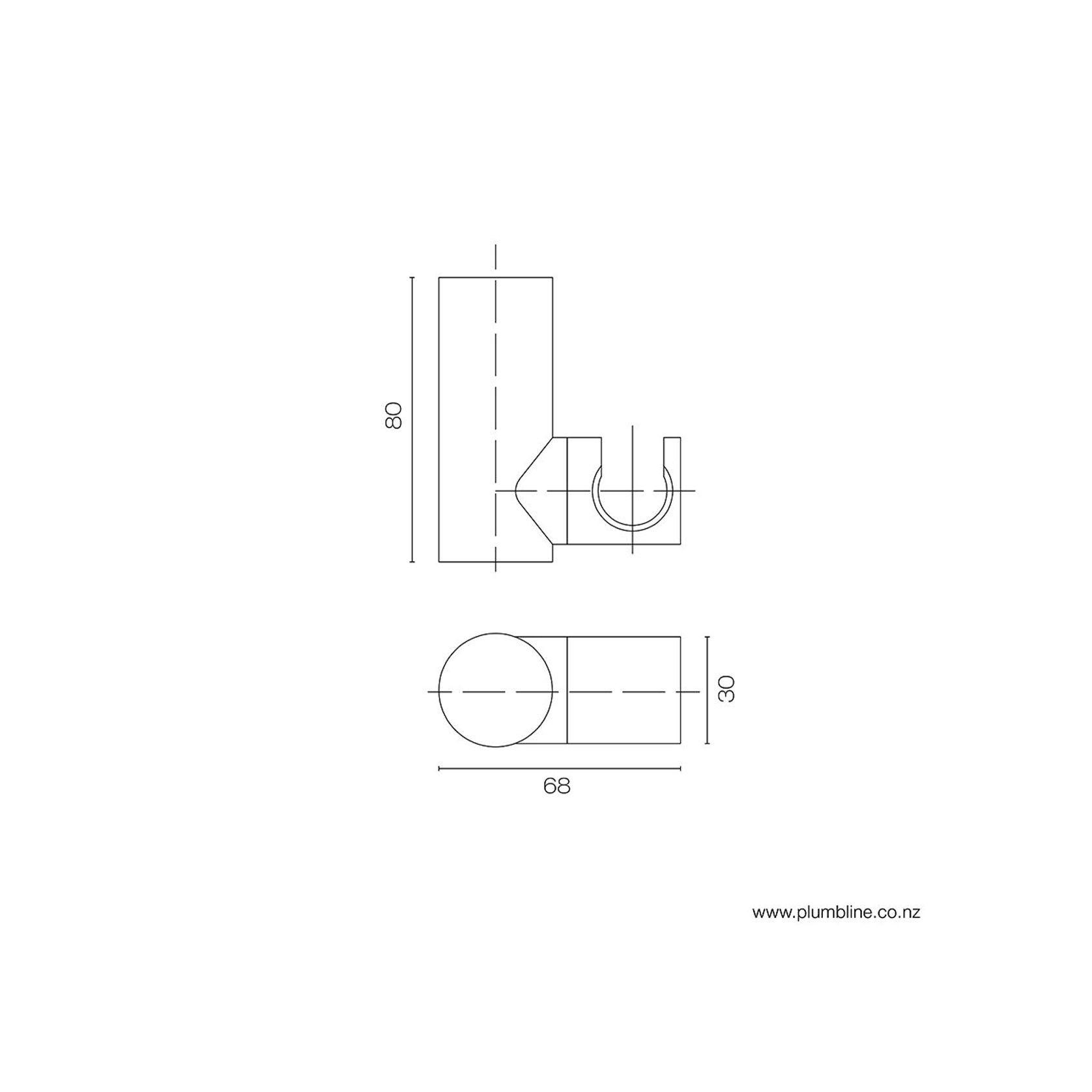 Tube Adjustable Handshower Bracket gallery detail image