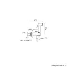 Buddy Bidet Spray With Integrated Mixer gallery detail image