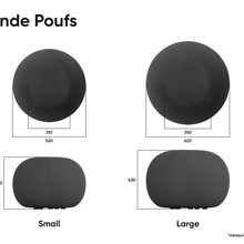 Small Ronde Pouf by Level gallery detail image