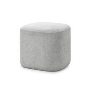 Podd Square Ottoman Stool | Hail Grey gallery detail image