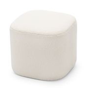 Podd Square Ottoman Stool | Cream Bouclé gallery detail image