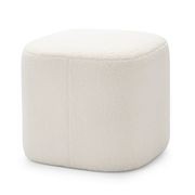 Podd Square Ottoman Stool | Cream Bouclé gallery detail image