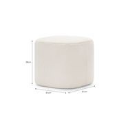 Podd Square Ottoman Stool | Cream Bouclé gallery detail image