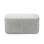 Podd Rectangle Ottoman Bench Stool | Hail Grey gallery detail image
