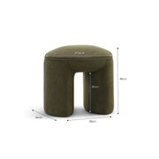 Remi Round Ottoman Stool | Teddy Moss gallery detail image