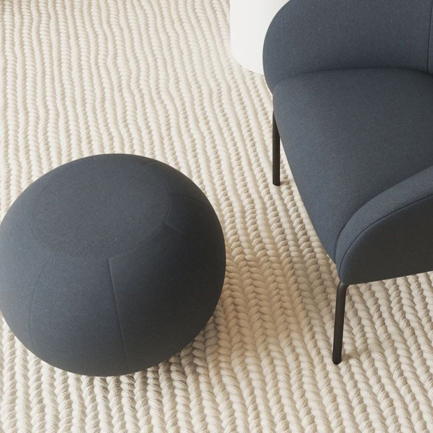 Small Ronde Pouf by Level gallery detail image