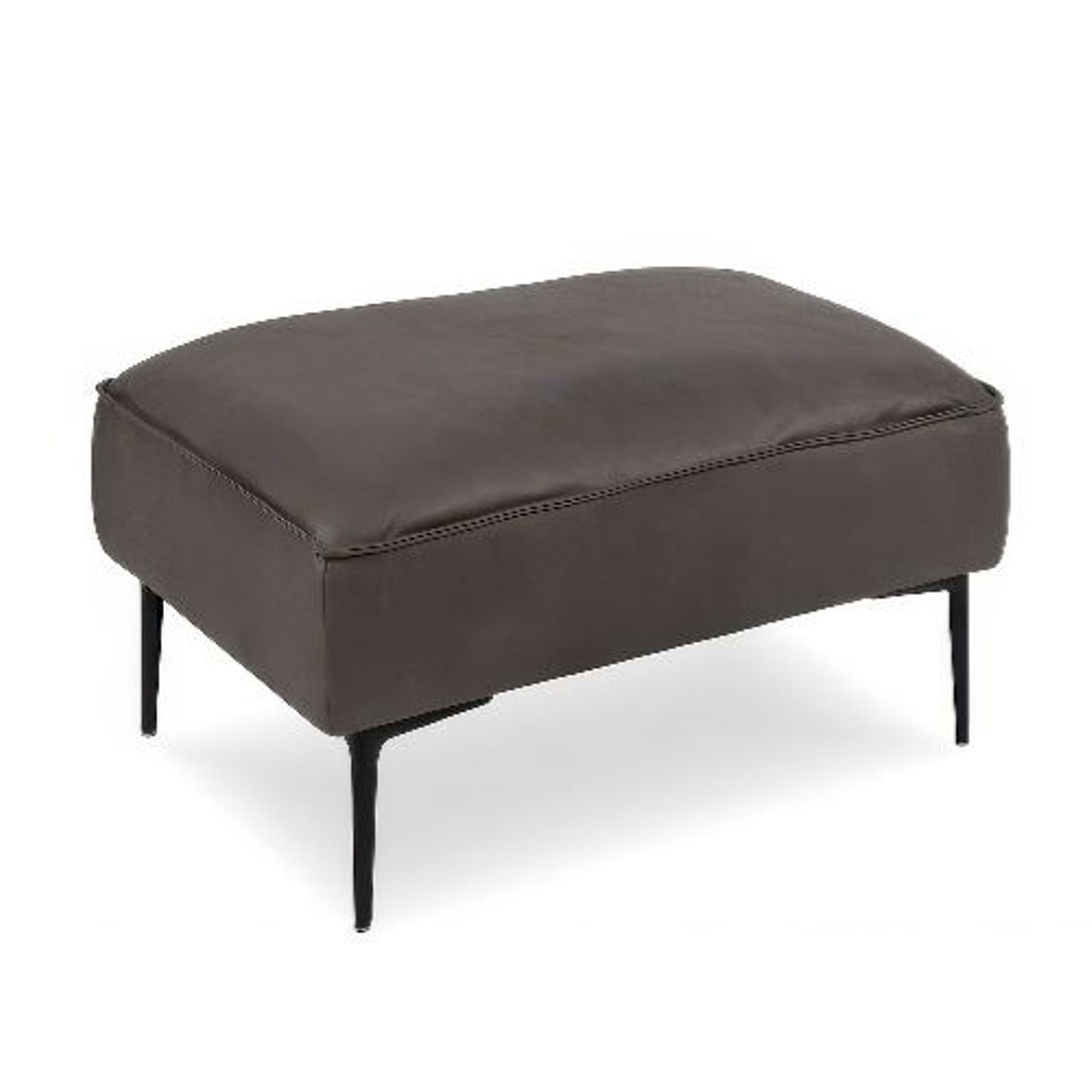 Enzo Ottoman - Leather Mix gallery detail image