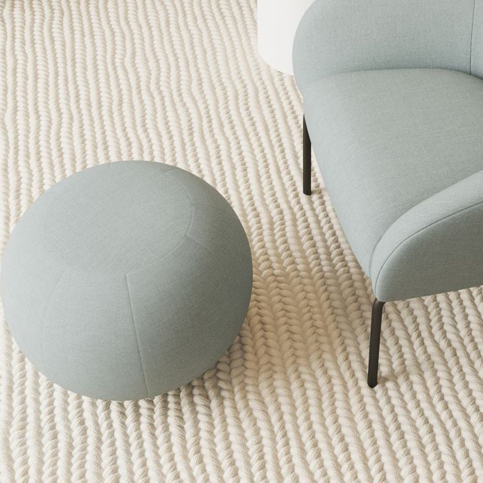 Small Ronde Pouf by Level gallery detail image